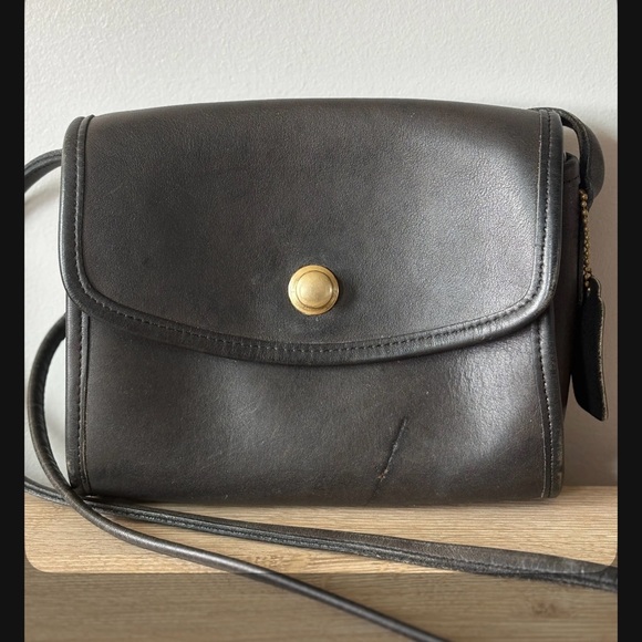 Coach® Vintage Chrystie Bag – Black Leather - Picture 1 of 8